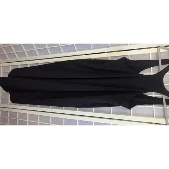 ATHLETA Presidio Traveler Black High Lo Lagenlook Minimalist Relaxed Dress Small - Picture 9 of 13